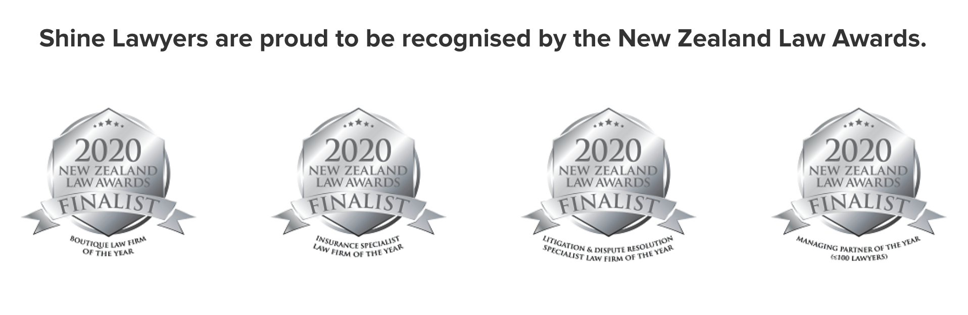 Screenshot of new zealand insurance company awards