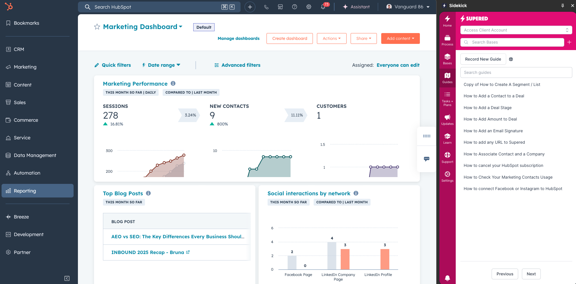 Unlock your hubspot account