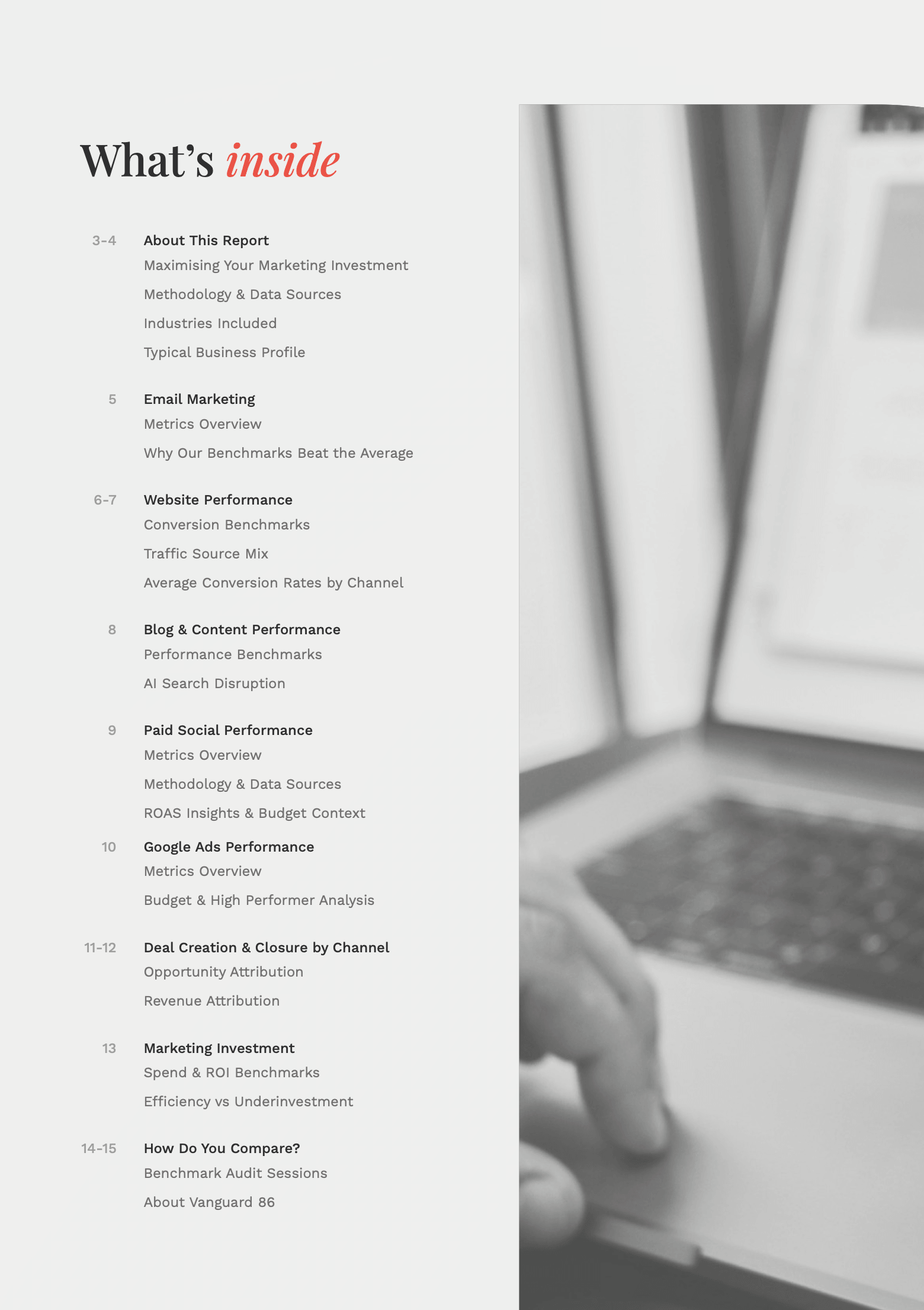 Benchmark report 2026 - 2