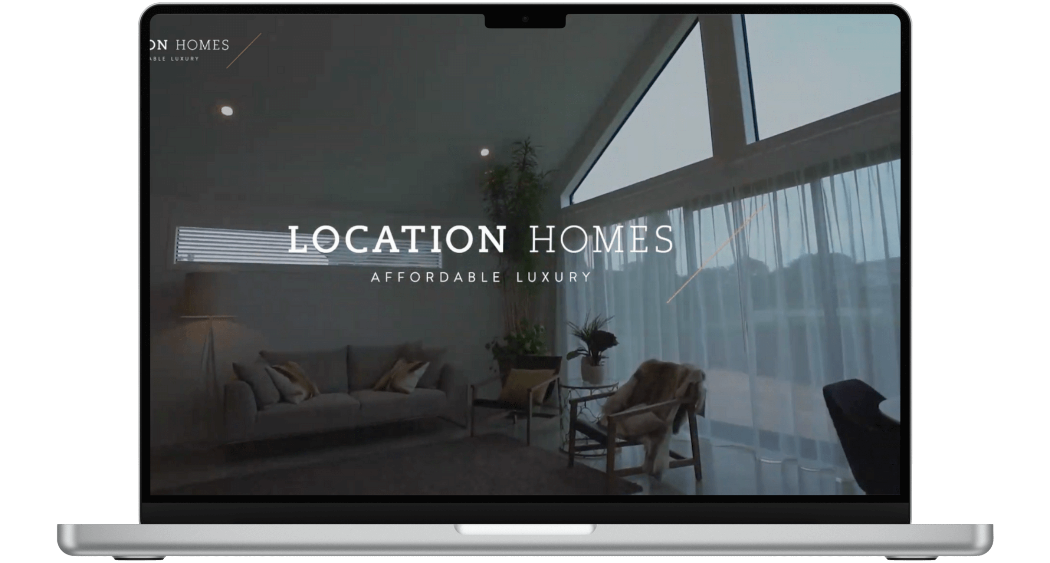 Location Homes website - Historical homepage